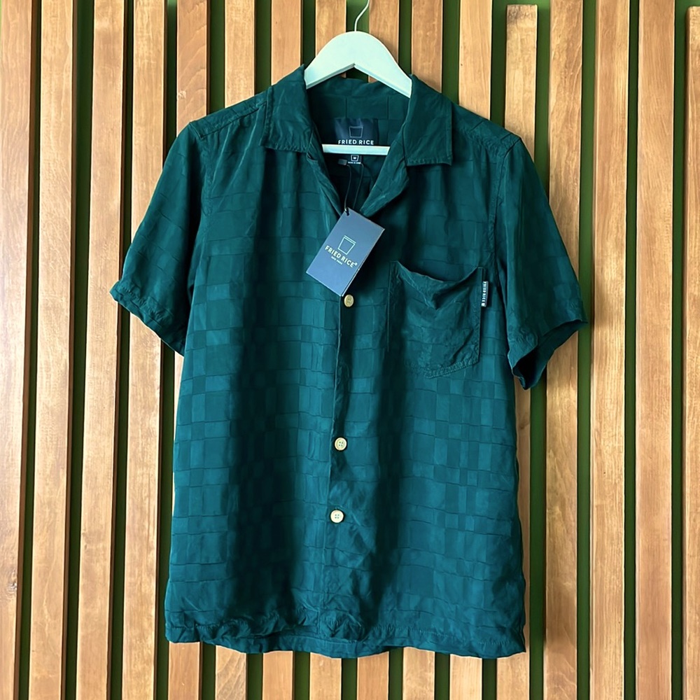 Fried Rice shirt in Forrest Green